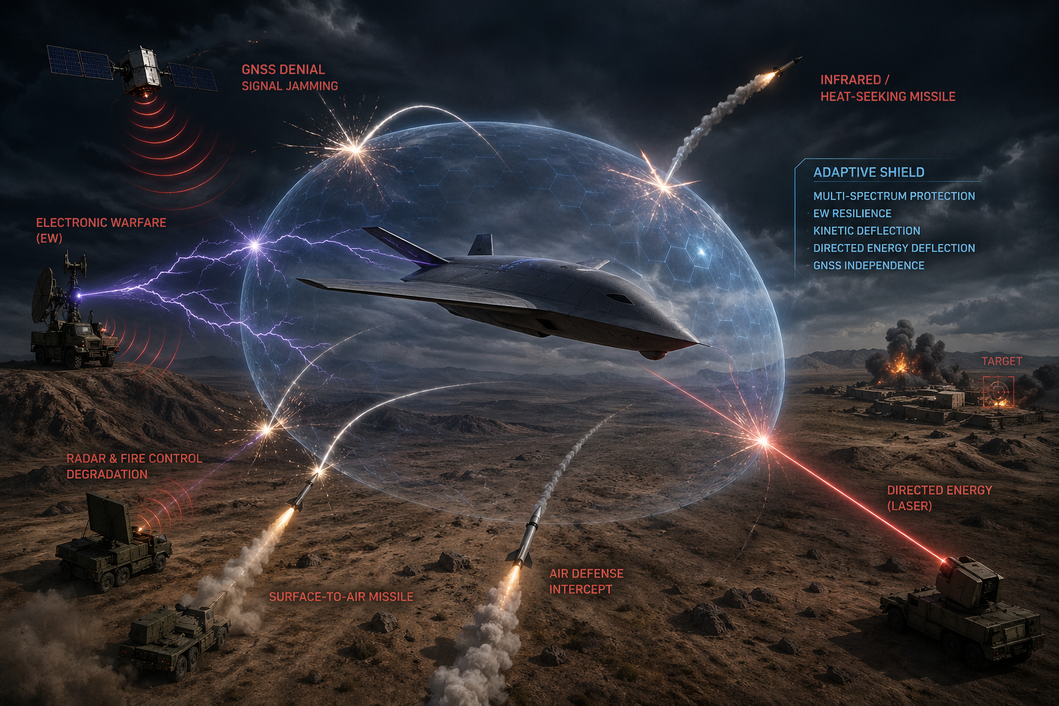 Electronic Warfare — drone swarm vs spectrum dominance